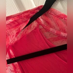 Catherines Bright Pink and White Blouse